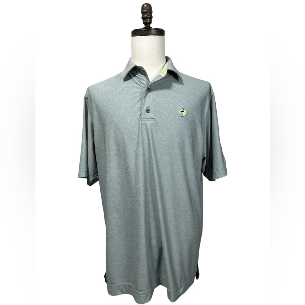 FootJoy Golf Short Sleeve Light Green Polo Men’s Size Large Team Italy